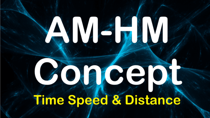 AM-HM Concept Time Speed and Distance