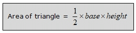 area of triangle formula